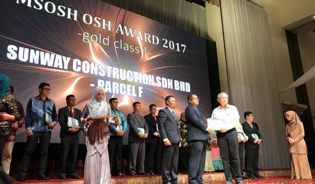 MSOSH OSH AWARDS 2017 - Gold Class I Award, Parcel F