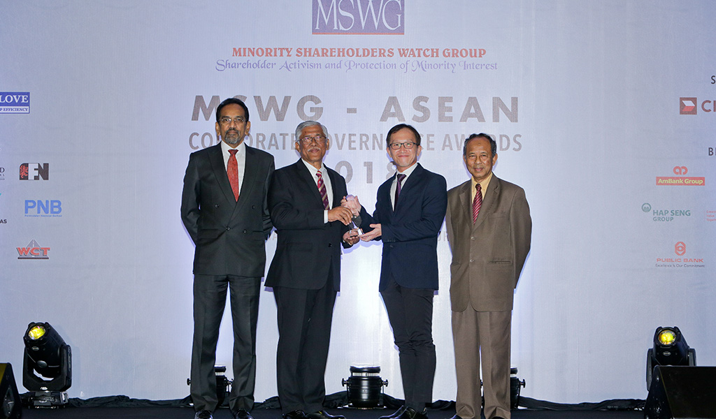 MSWG-ASEAN Corporate Governance Awards 2018, Excellence Award for CG Disclosure – Top 15