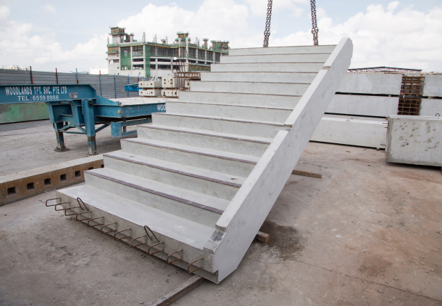 Volumetric Staircase Wall